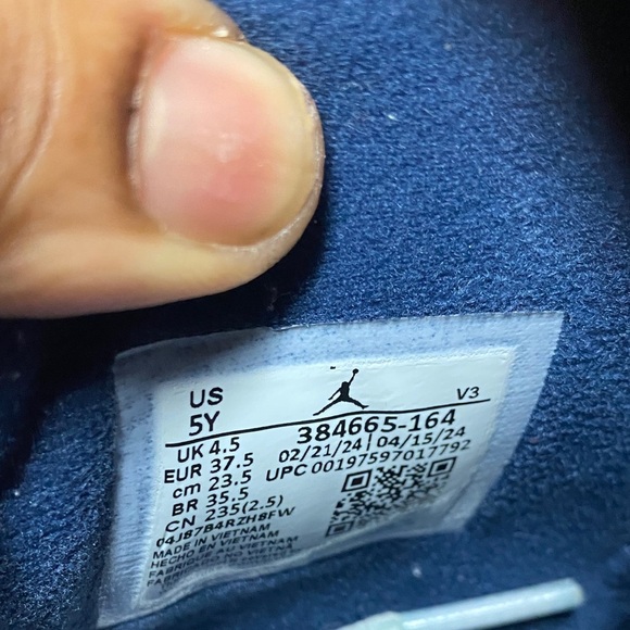 2024 Air Jordan 6 Retro Olympic Size 6.5 - Picture 16 of 16